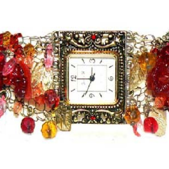Women\'s Fashion Cuff Watch Jewels and Chains